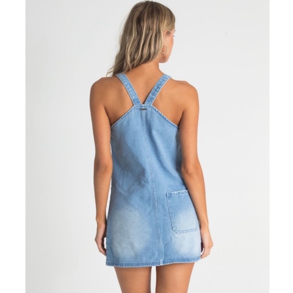 🔥🔥BILLABONG - VINTAGE WASH DENIM DRESS🔥🔥 - Picture 3 of 8